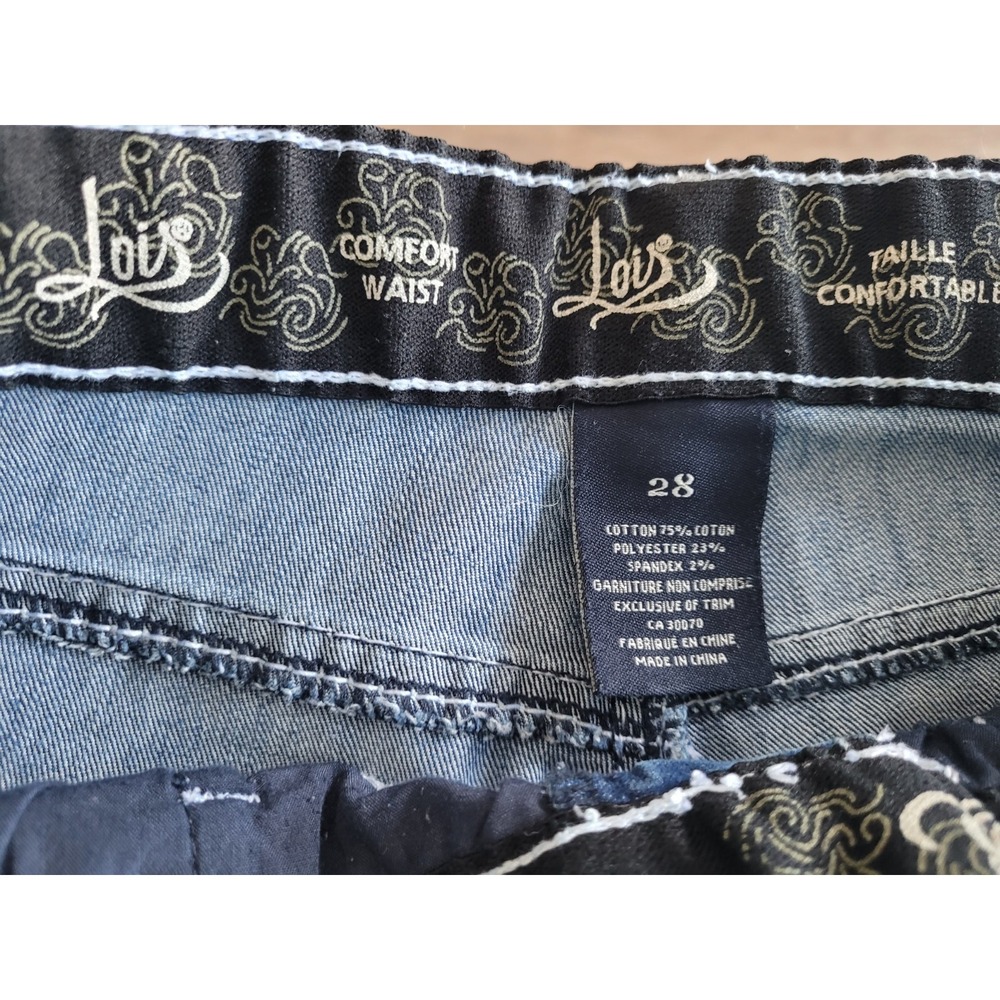 Lois Comfort Waist ‎ Might Wash Jeans Size 28x30 - Picture 3 of 9